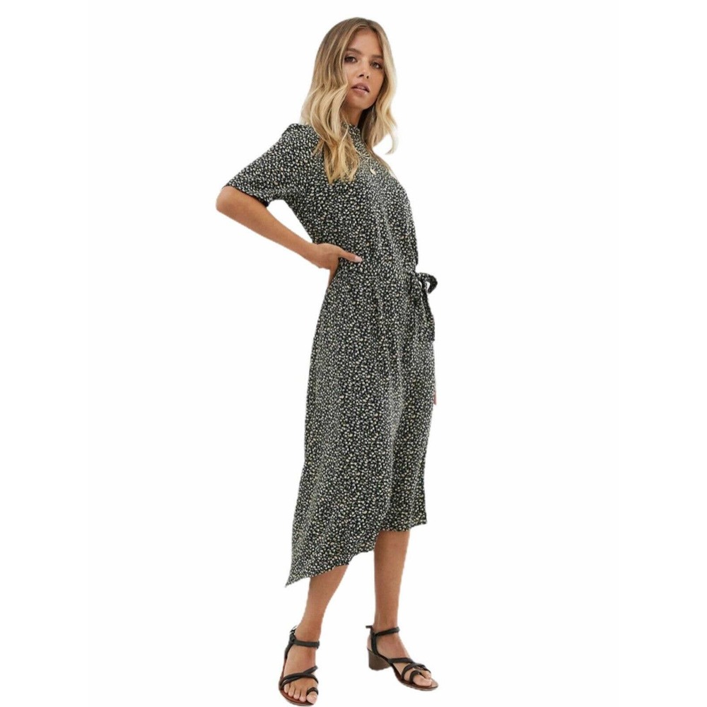 Jacqueline de Yong High Neck Floral Dress 40 / 8